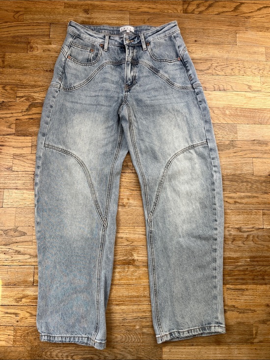 Saige Denim Denim - Saige Denim Light Wash Barrel Leg Women’s Jeans